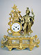 antique french alabaster clock