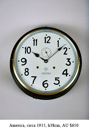 ansonia dial wall clock
