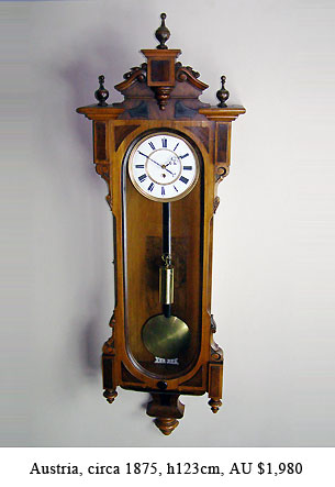 austrian regulator wall clock