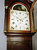 mahogany longcase clock