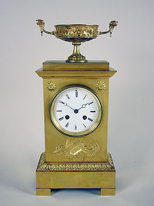 antique french bronze clock