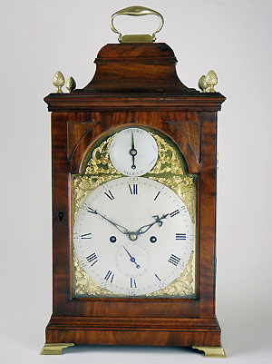 fine georgian bracket clock
