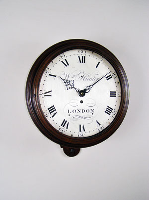 William Hunter dial clock