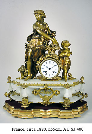 antique french mantle clock