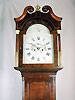 oak longcase clock
