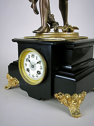 antique french slate clock