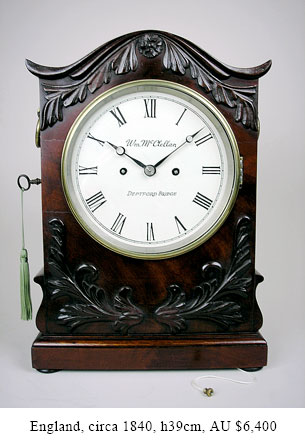 william iv bracket clock