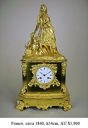 antique boulogne mantel clock